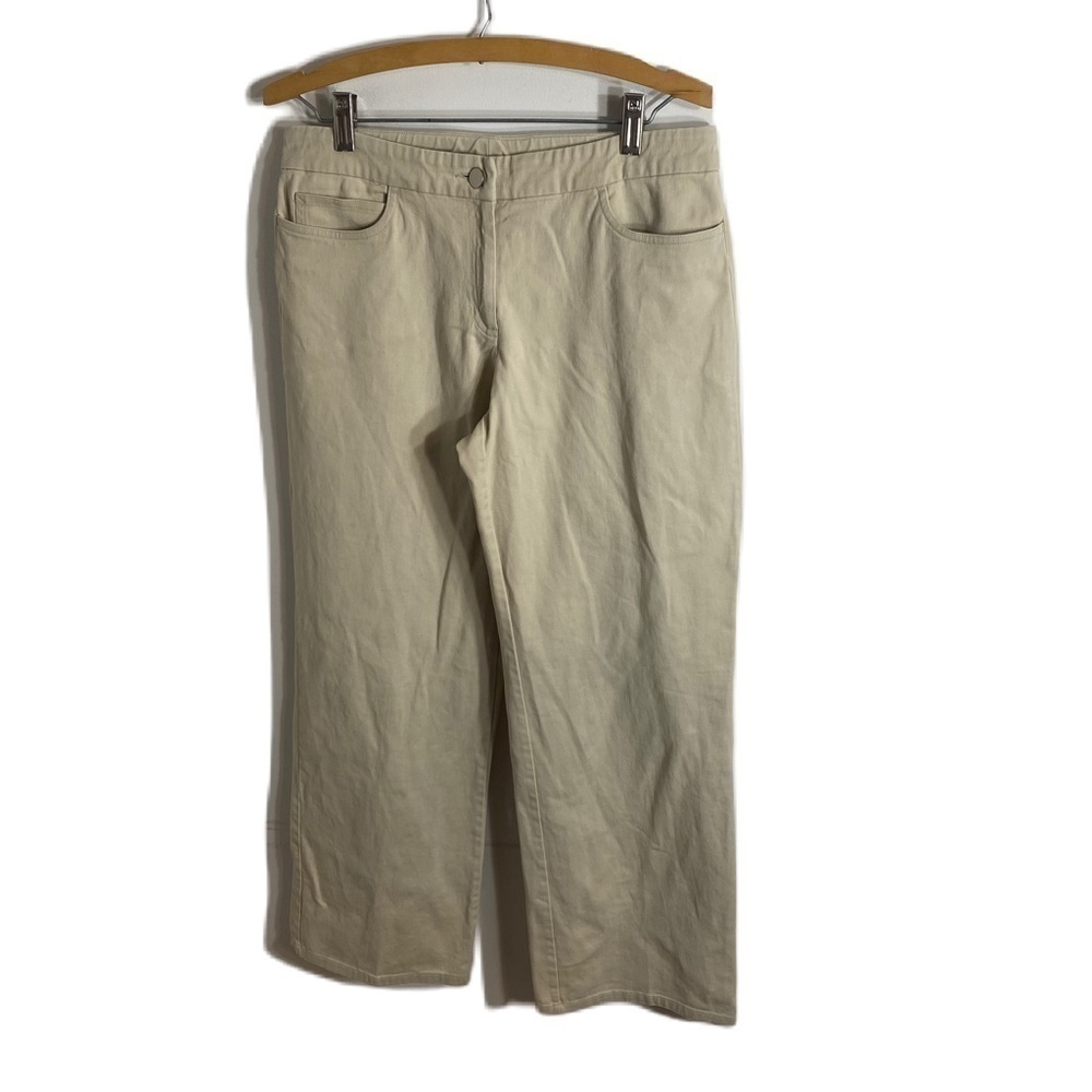 Eileen Fisher Tan Khaki Pants Small Women’s Career